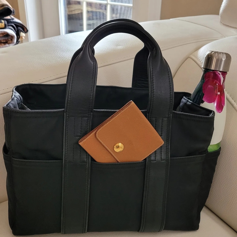 Hermes Acapulco PM Leather And Nylon Rare